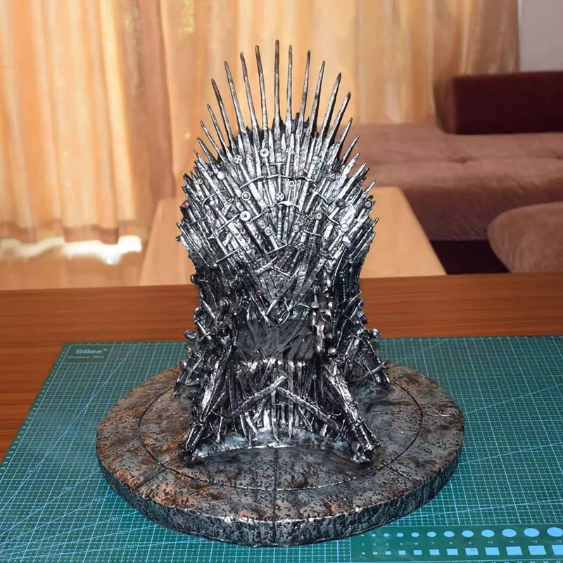 15.5cm The Iron Throne Thrones A Song Of Ice And Fire Figures Action Statue Model Collection Style Collectiable Model Decoration
15.5cm The Iron Throne Thrones A Song Of Ice And Fire Figures Action Statue Model Collection Style Collectiable Model Decoration