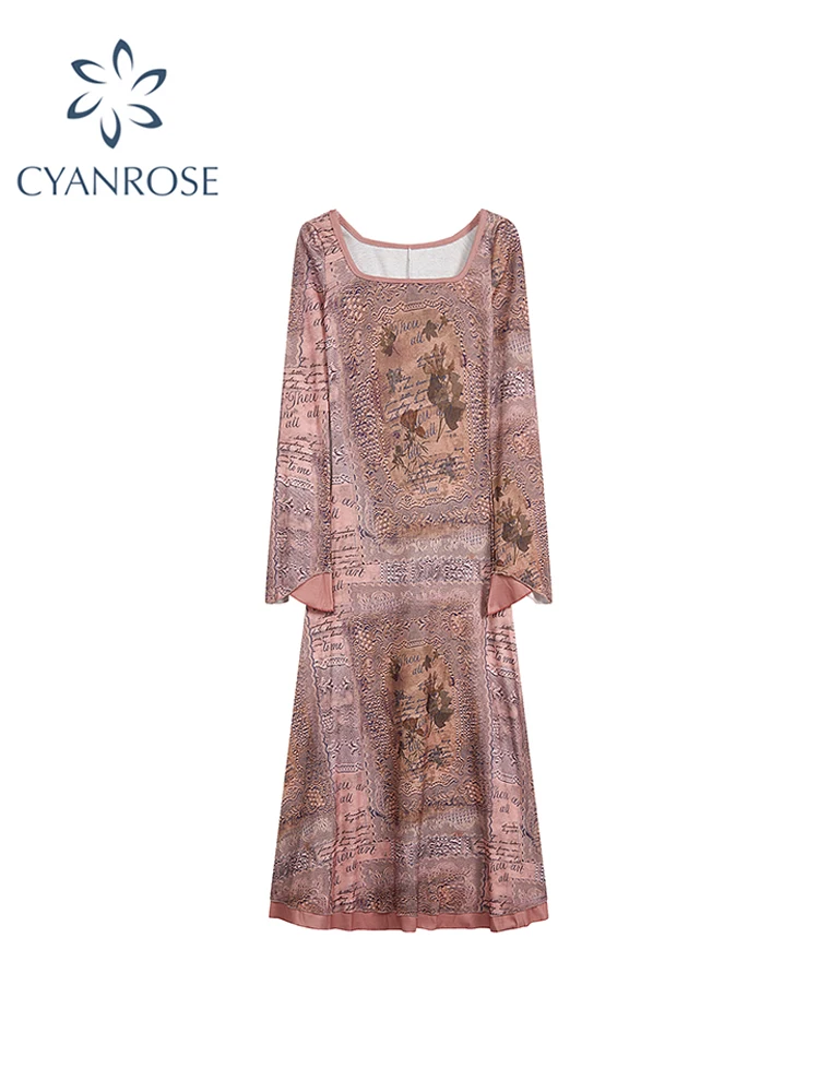 Women's Flower Print A-line Evening Long Dress Elegant Long Sleeve Dresses Vintage 90s Y2k One Piece Frocks 2000s Clothes 2023
Women's Flower Print A-line Evening Long Dress Elegant Long Sleeve Dresses Vintage 90s Y2k One Piece Frocks 2000s Clothes 2023