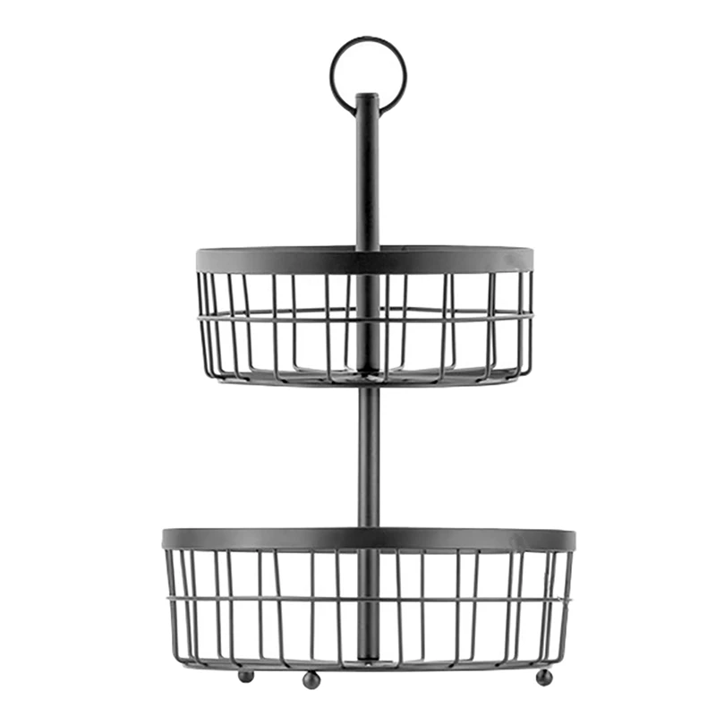 2 Tier Fruit Iron Wire Basket Sundries Snacks Tray Household Hollow Kitchen Metal Wire Storage Rack Counter Fruit Basket
2 Tier Fruit Iron Wire Basket Sundries Snacks Tray Household Hollow Kitchen Metal Wire Storage Rack Counter Fruit Basket
