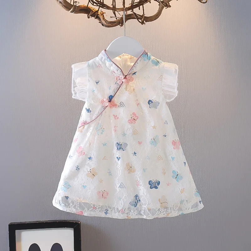 Girls Cheongsam Dress 2022 New Baby Chinese Style Sleeveless Improved Dress Retro Summer Dress Tang Suit Girls Clothes
Girls Cheongsam Dress 2022 New Baby Chinese Style Sleeveless Improved Dress Retro Summer Dress Tang Suit Girls Clothes
