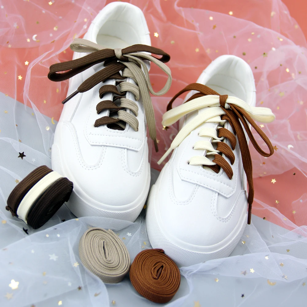 1 Pair 110cm Round Sports Shoelaces for Men Women Color Top Quality Polyester Classic White Brown Suitable For All Shoes Laces
1 Pair 110cm Round Sports Shoelaces for Men Women Color Top Quality Polyester Classic White Brown Suitable For All Shoes Laces