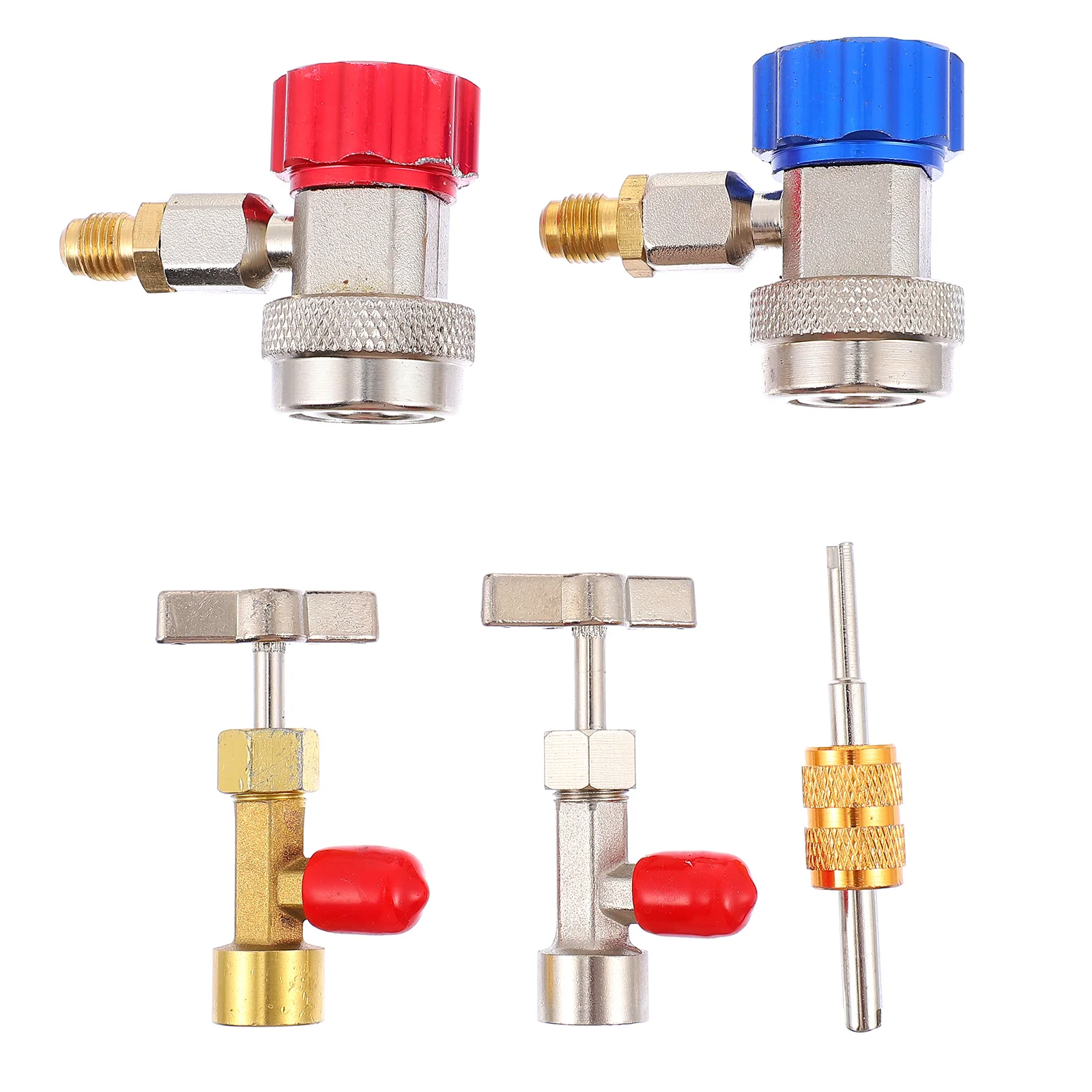 Can Car Kit High Low Side Quick Couplers Charge Valved Core Removal Tool Tap Valves
Can Car Kit High Low Side Quick Couplers Charge Valved Core Removal Tool Tap Valves
