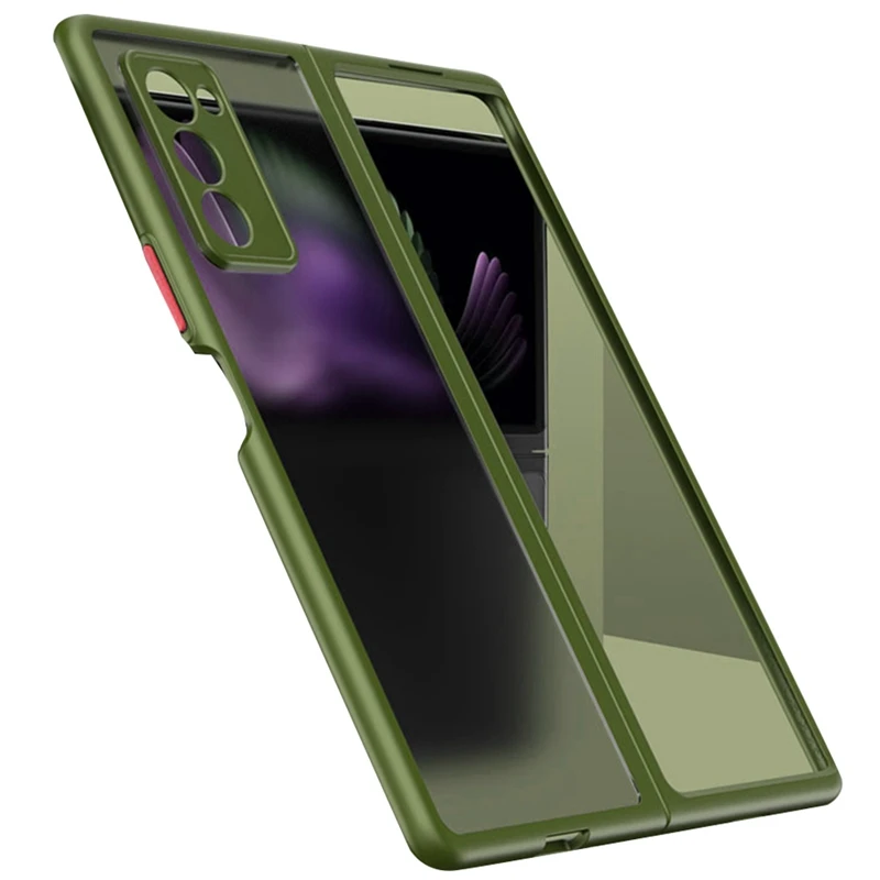 Case for Samsung Galaxy Z Fold 2 5G Frosted Translucent Case TPU Frame Hard Clear Back Cover for Galaxy Z Fold2 5G
Case for Samsung Galaxy Z Fold 2 5G Frosted Translucent Case TPU Frame Hard Clear Back Cover for Galaxy Z Fold2 5G