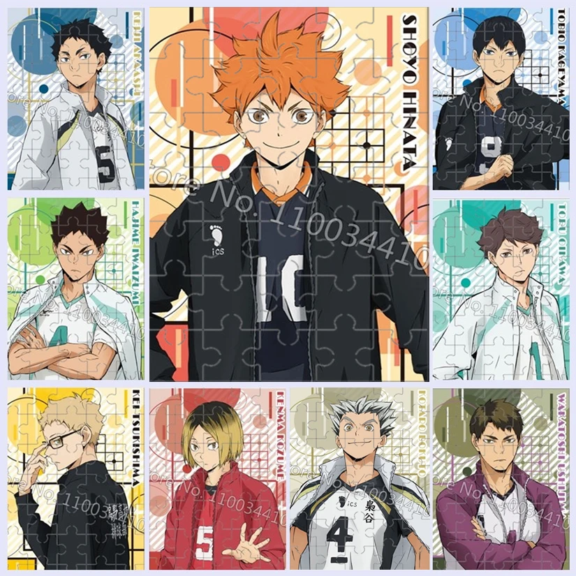 Японское аниме головоломка Haikyuu, волейбольный мальчик, Мультяшные головоломки, 35 шт., пазлы, простые обучающие игрушки для детей, подарки
Японское аниме головоломка Haikyuu, волейбольный мальчик, Мультяшные головоломки, 35 шт., пазлы, простые обучающие игрушки для детей, подарки