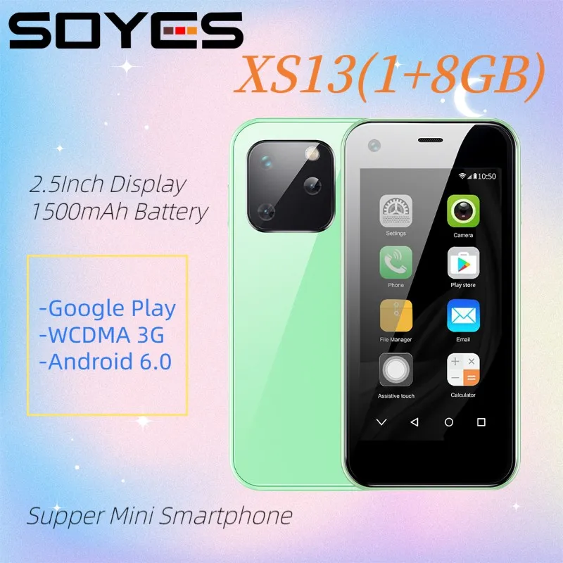 

SOYES Android Мини смартфон WCDMA 3G WIFI FM MP3 Две SIM-карты четырёхъядерный телефон Google Play Whatsapp Корейский Японский Русский