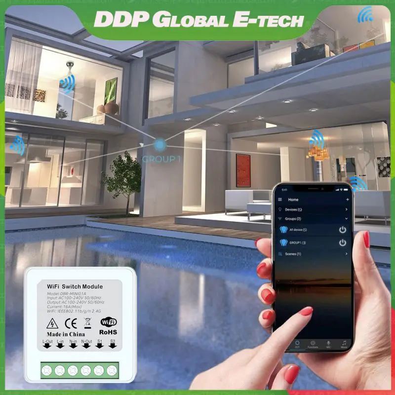 Ac100-240v App Control Wireless Switch Wifi Smart Switch Timing Tuya Mini Module Wifi Switch 16a Smart Switch Module Timer
Ac100-240v App Control Wireless Switch Wifi Smart Switch Timing Tuya Mini Module Wifi Switch 16a Smart Switch Module Timer