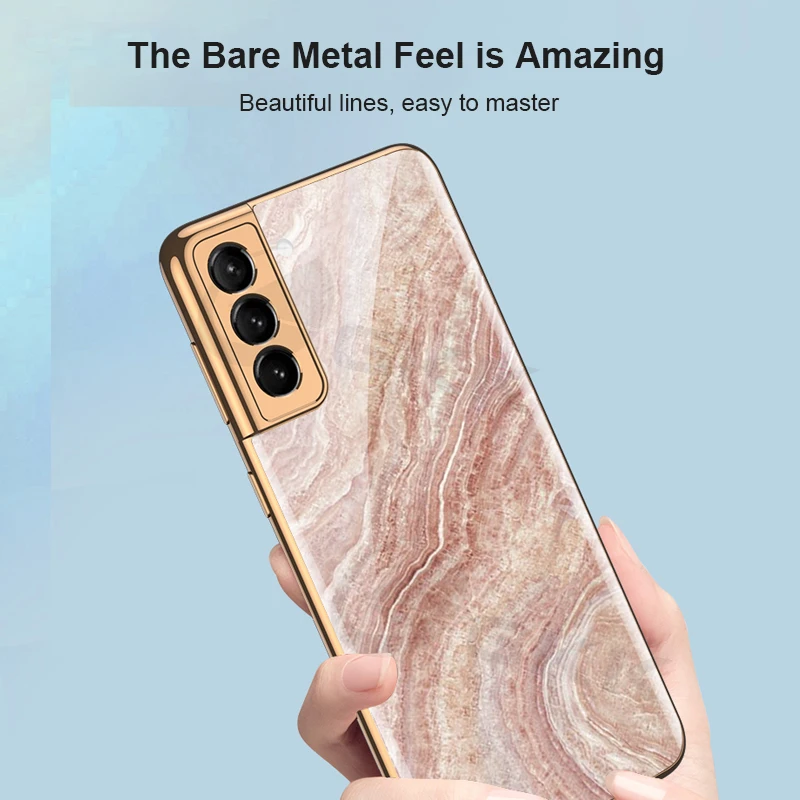 GKK Tempered Glass Pattern Case For Samsung Galaxy S21 Plus Ultra Luxury Plating Hard Cover For Samsung S21 Plus Ultra 5G Case
GKK Tempered Glass Pattern Case For Samsung Galaxy S21 Plus Ultra Luxury Plating Hard Cover For Samsung S21 Plus Ultra 5G Case