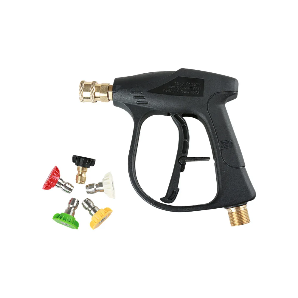 Car Washer High Pressure Washer Gun with 5 Different Quick Connect Nozzles Car Washing Cleaning Tool
Car Washer High Pressure Washer Gun with 5 Different Quick Connect Nozzles Car Washing Cleaning Tool