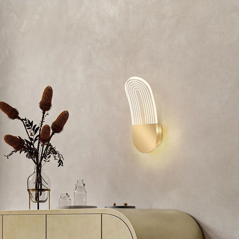 JJC Bedroom And Living Room Staircase Corridor Decorative Wall Lamp AC110-240Vbedroom Bedside Wall Lamp Curved LED Wall Light
JJC Bedroom And Living Room Staircase Corridor Decorative Wall Lamp AC110-240Vbedroom Bedside Wall Lamp Curved LED Wall Light