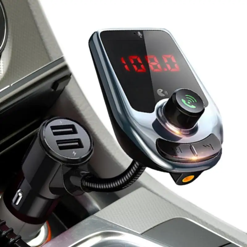 Автомобильный FM-передатчик, адаптер с Bluetooth, картой для серфинга и двумя USB-портами, автомобильное зарядное устройство для большинства смарт...
Автомобильный FM-передатчик, адаптер с Bluetooth, картой для серфинга и двумя USB-портами, автомобильное зарядное устройство для большинства смарт...