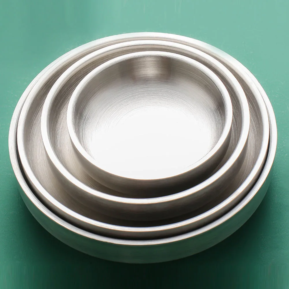 Double Rice Bowl 304 Korean Stainless Steel With Lid Soup Bowl Steamed Rice Bowl Anti-Scalding Child Small Bowl Korean Cuisine
Double Rice Bowl 304 Korean Stainless Steel With Lid Soup Bowl Steamed Rice Bowl Anti-Scalding Child Small Bowl Korean Cuisine