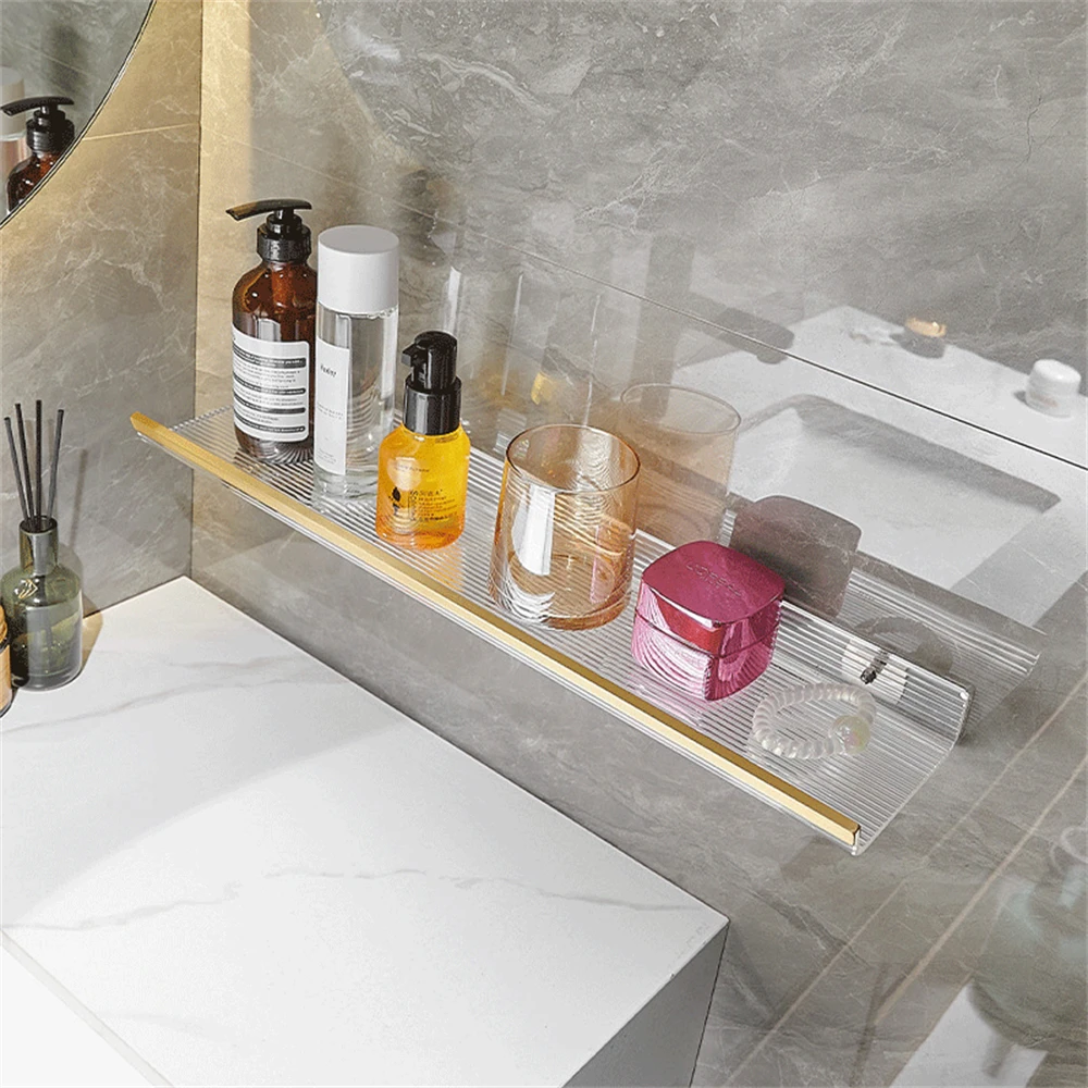 Acrylic Bathroom Toiletries Rack Hole-less Bathroom Wall Mounted Storage Home Kitchen Multi-Layer Cosmetic Organiser
Acrylic Bathroom Toiletries Rack Hole-less Bathroom Wall Mounted Storage Home Kitchen Multi-Layer Cosmetic Organiser