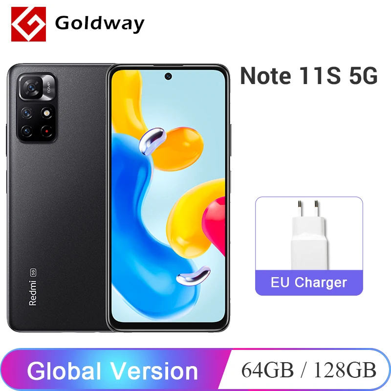 Смартфон Xiaomi Redmi Note 11S 64 ГБ/128 ГБ 50 МП 810 дюйма 33 Вт | Мобильные телефоны и аксессуары