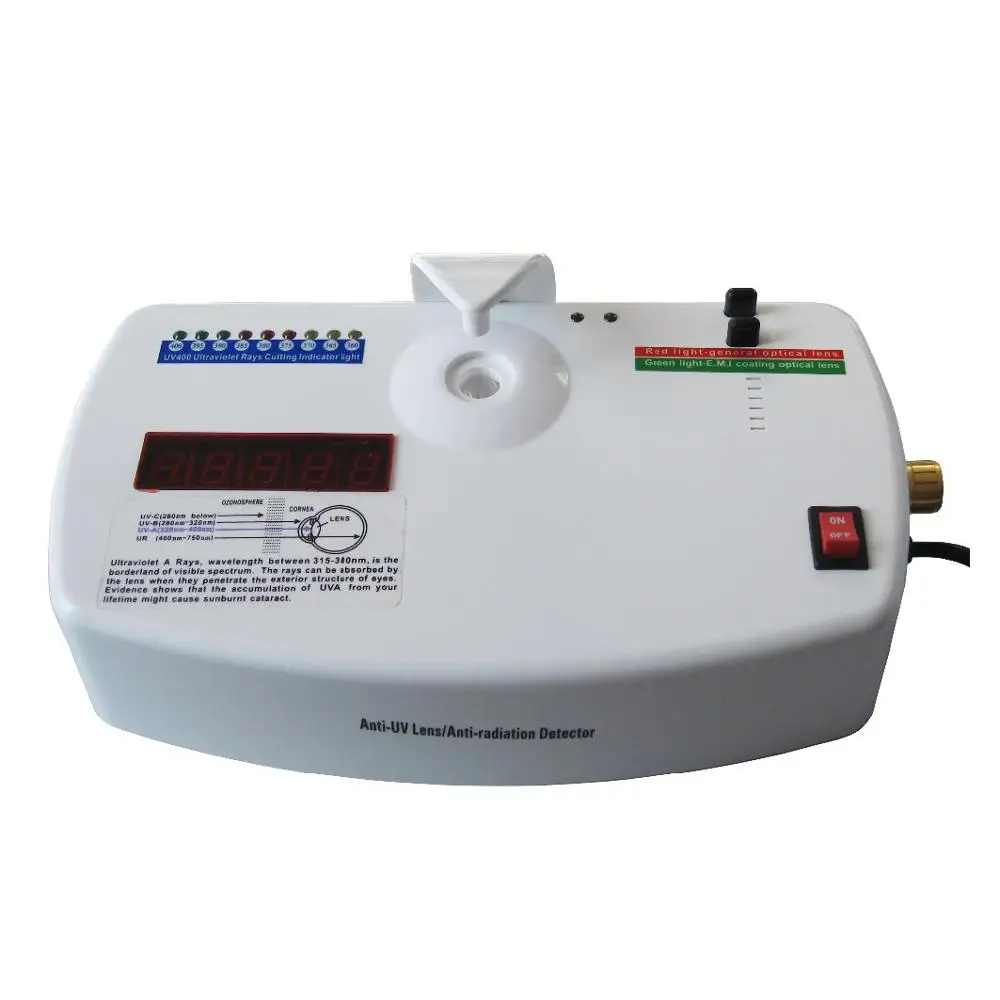 

CP-13B available UV-400 testing Anti-radiation lens Anti lens ultraviolet tester lens