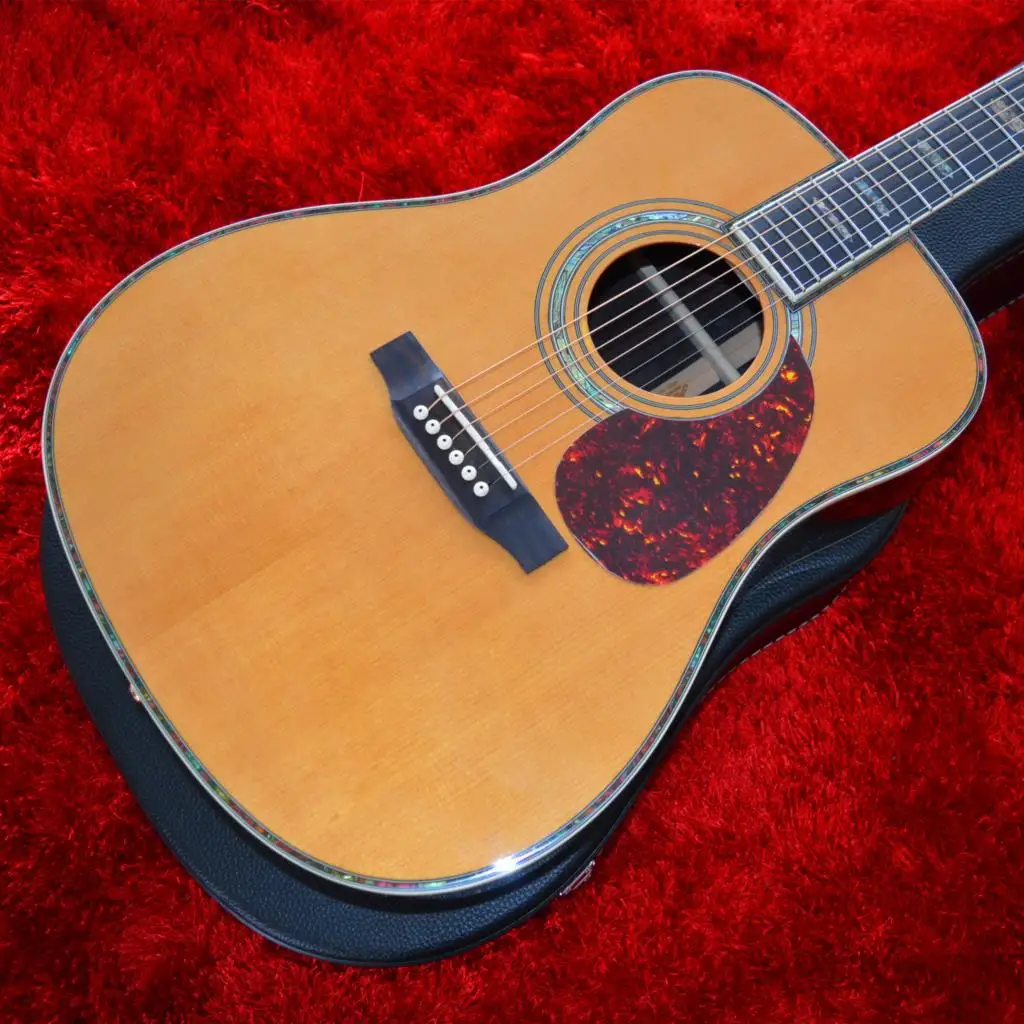Professional 41 Inches D Style Solid Cedar Top Acoustic Guitar with Rosewood Back and Sides
Professional 41 Inches D Style Solid Cedar Top Acoustic Guitar with Rosewood Back and Sides