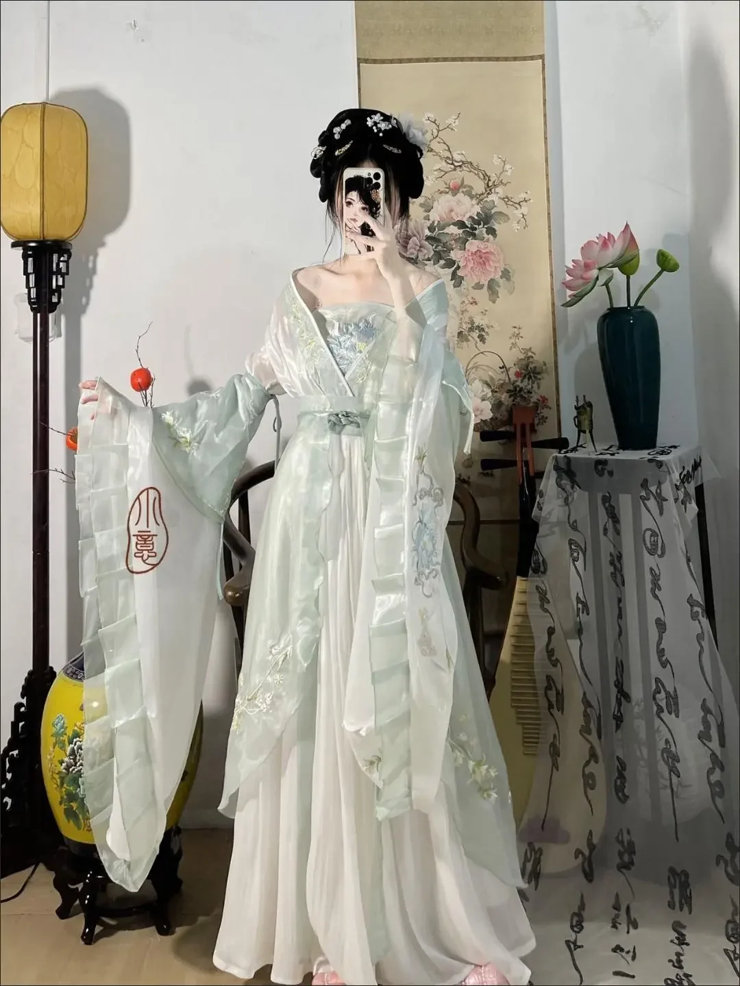 JUSTSAIYANW omen Chinese Traditional Hanfu Costume Lady Han Dynasty Dress Embroidery Wei JIN Dynasty Princess Dance Clothing
JUSTSAIYANW omen Chinese Traditional Hanfu Costume Lady Han Dynasty Dress Embroidery Wei JIN Dynasty Princess Dance Clothing