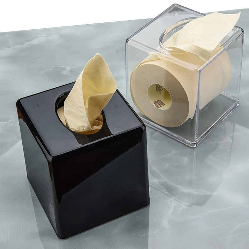 Transparent Tissue Box Living Room Acrylic Napkin Box Hotel Roll Paper Toilet Tissue Tube Plastic Square Home Decor Accessories
Transparent Tissue Box Living Room Acrylic Napkin Box Hotel Roll Paper Toilet Tissue Tube Plastic Square Home Decor Accessories