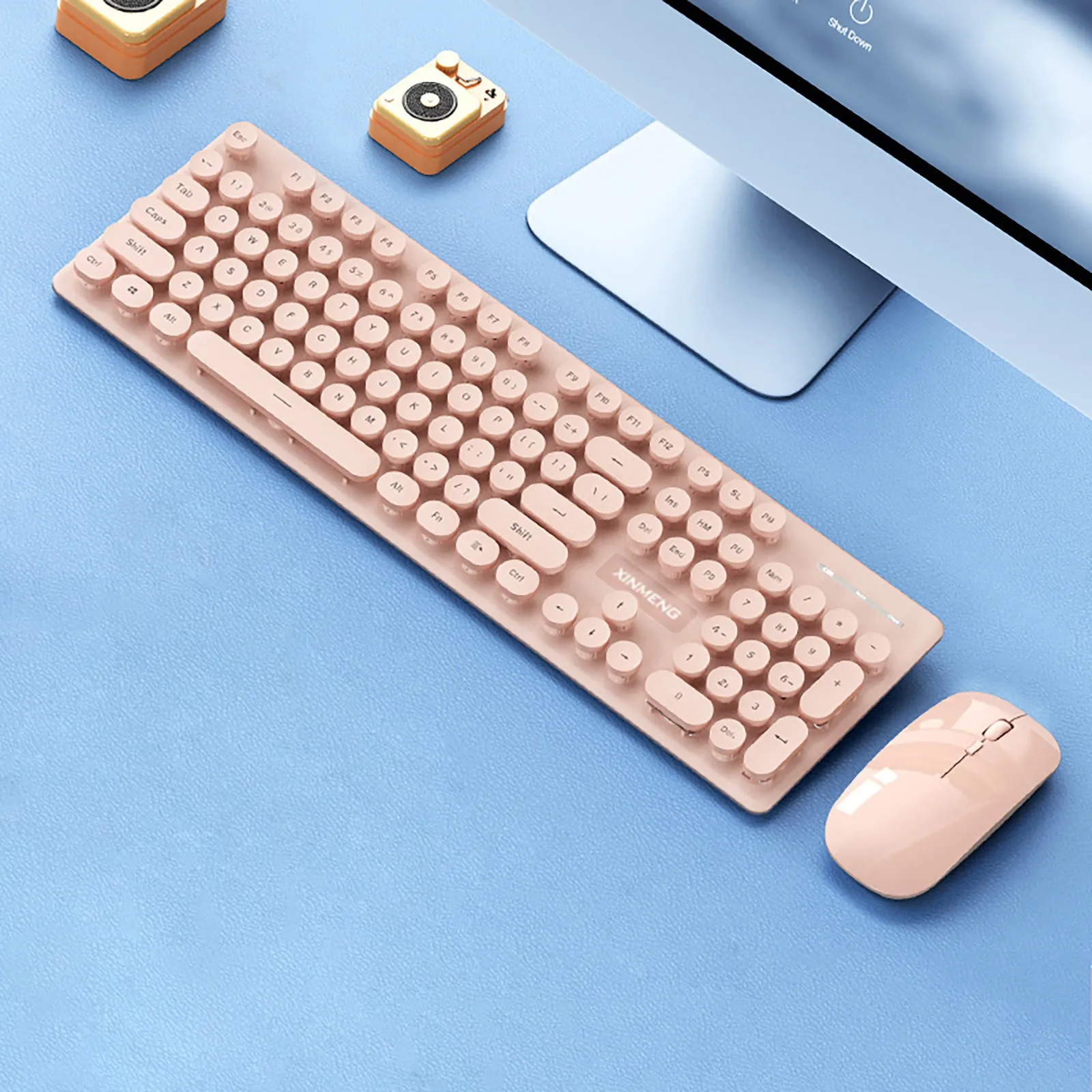 2.4G Wireless Keyboard Gaming Mouse Set Office Retro 104 Round Key PC Keypad for PC Laptop Wireless Mouse Gamer
2.4G Wireless Keyboard Gaming Mouse Set Office Retro 104 Round Key PC Keypad for PC Laptop Wireless Mouse Gamer