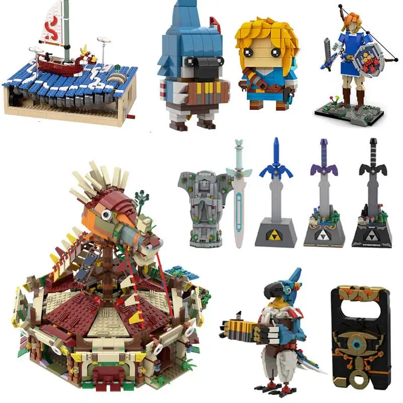 Amiibo Zelda Legend Kingdom Ruins Guardian Link Master Sword Stable Seeds Building Blocks Kit Action Figure Bricks Toys
Amiibo Zelda Legend Kingdom Ruins Guardian Link Master Sword Stable Seeds Building Blocks Kit Action Figure Bricks Toys