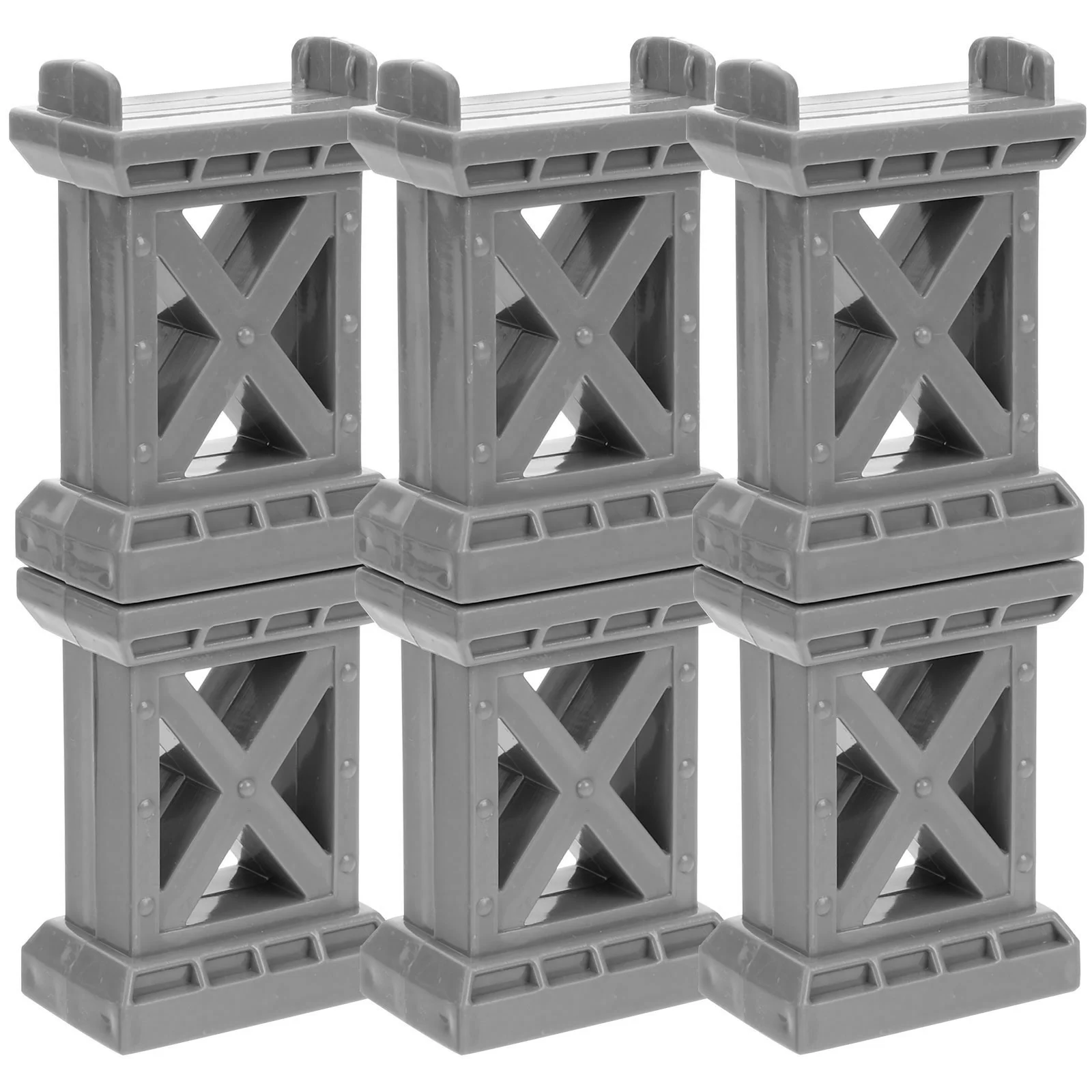6pcs Train Bridge Pier High Level Blocks Track Riser Stabilizers Train Bridge Supports Wooden
6pcs Train Bridge Pier High Level Blocks Track Riser Stabilizers Train Bridge Supports Wooden