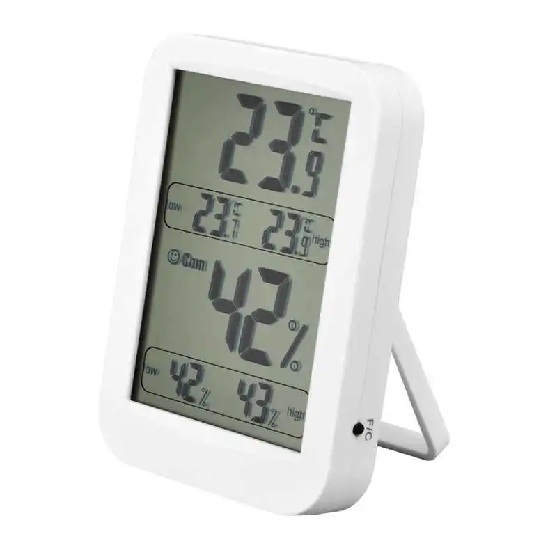 

Цифровой термометр-гигрометр с большим ЖК-дисплеем, измеритель температуры и влажности для рептилий, теплиц, монитор температуры и влажнос...