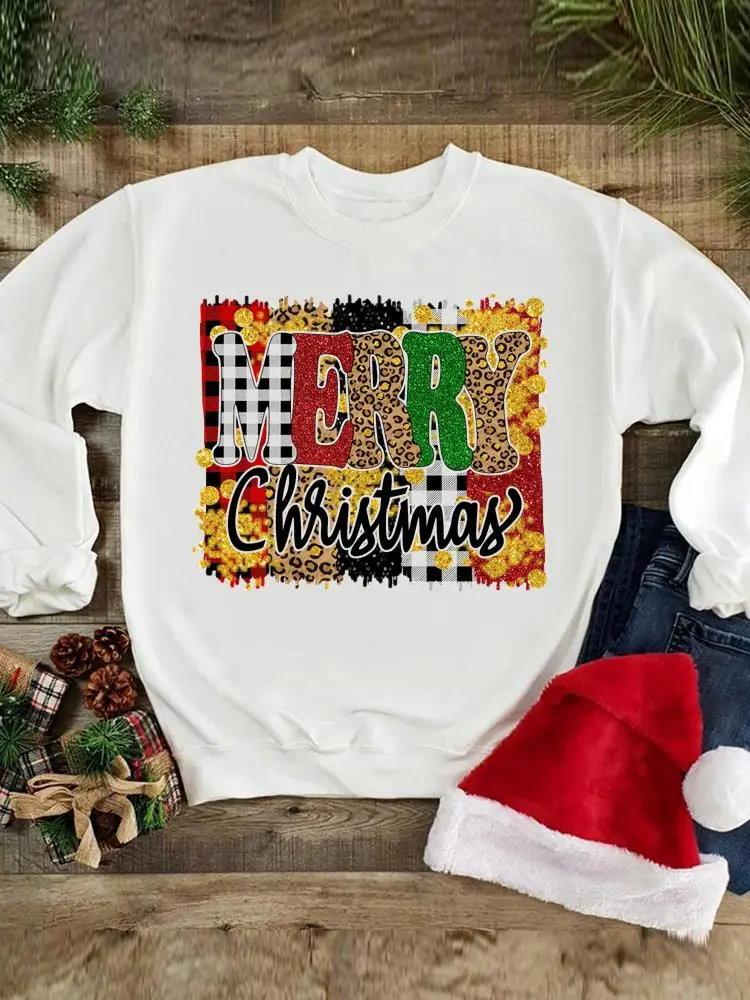 Lovely Letter Trend Cute Merry Christmas Happy New Year Sweatshirts Holiday Print Wear Fashion Women Clothing Graphic Pullovers
Lovely Letter Trend Cute Merry Christmas Happy New Year Sweatshirts Holiday Print Wear Fashion Women Clothing Graphic Pullovers
