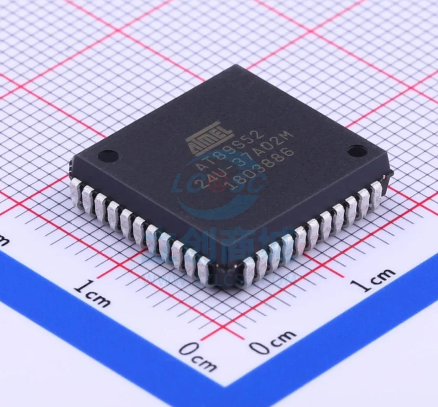 

AT89S52-24JU Package PLCC-44 New Original Genuine Processor/microcontroller IC Chip