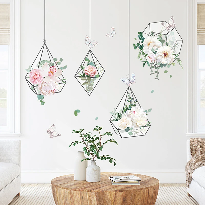 Fresh Flowers Hanging Basket Wall Stickers Living Room Bedroom Sofa Background Decoration Wallpaper Beautify Sticker Home Decor
Fresh Flowers Hanging Basket Wall Stickers Living Room Bedroom Sofa Background Decoration Wallpaper Beautify Sticker Home Decor