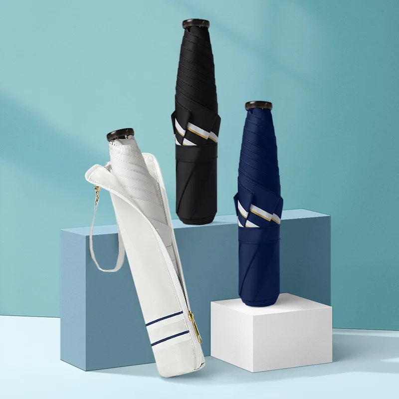 New Stylish Mini Umbrella for Women Girl 3-fold Vinyl Rainy and Suny Small Ultra-light Portable Pencil Umbrella Guarda Chuva
New Stylish Mini Umbrella for Women Girl 3-fold Vinyl Rainy and Suny Small Ultra-light Portable Pencil Umbrella Guarda Chuva