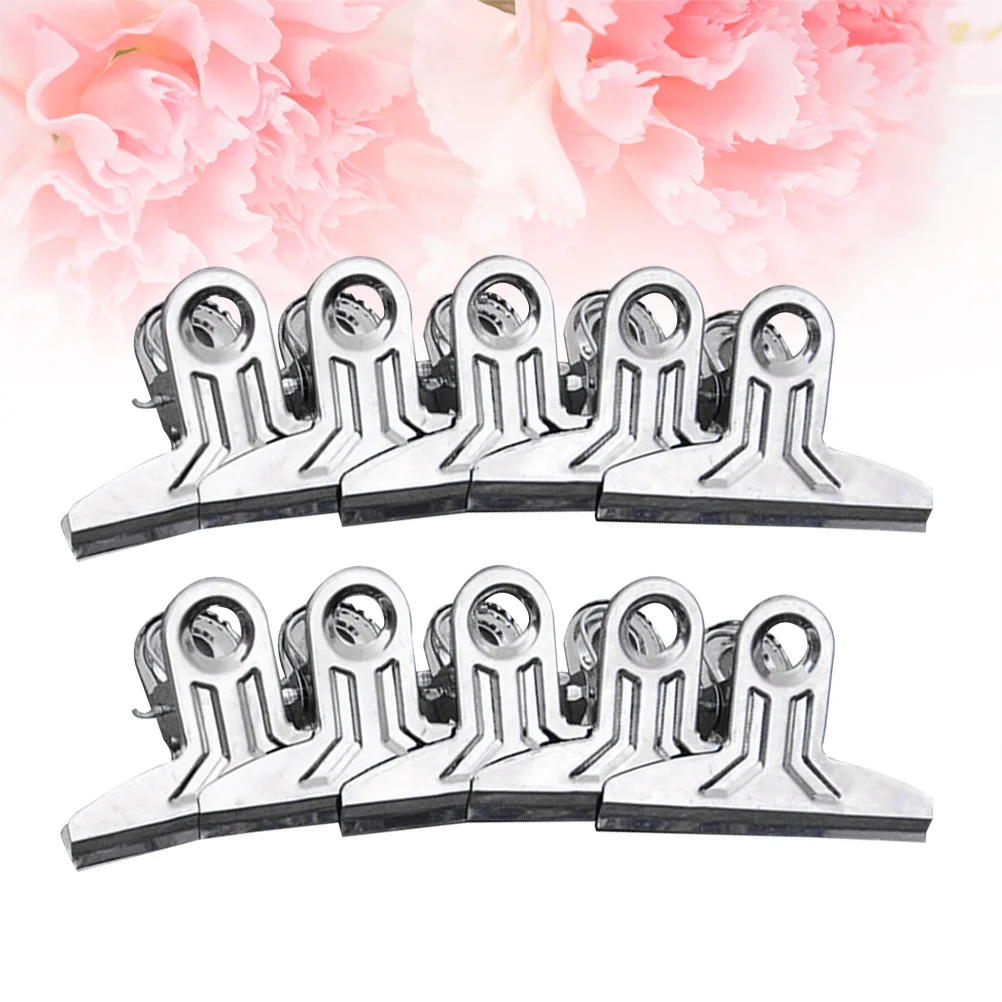 10 Pcs Stainless Steel Chip Bag Invoices and Notes Clips for Storaging and Air Tight Seal Grip on Food
10 Pcs Stainless Steel Chip Bag Invoices and Notes Clips for Storaging and Air Tight Seal Grip on Food