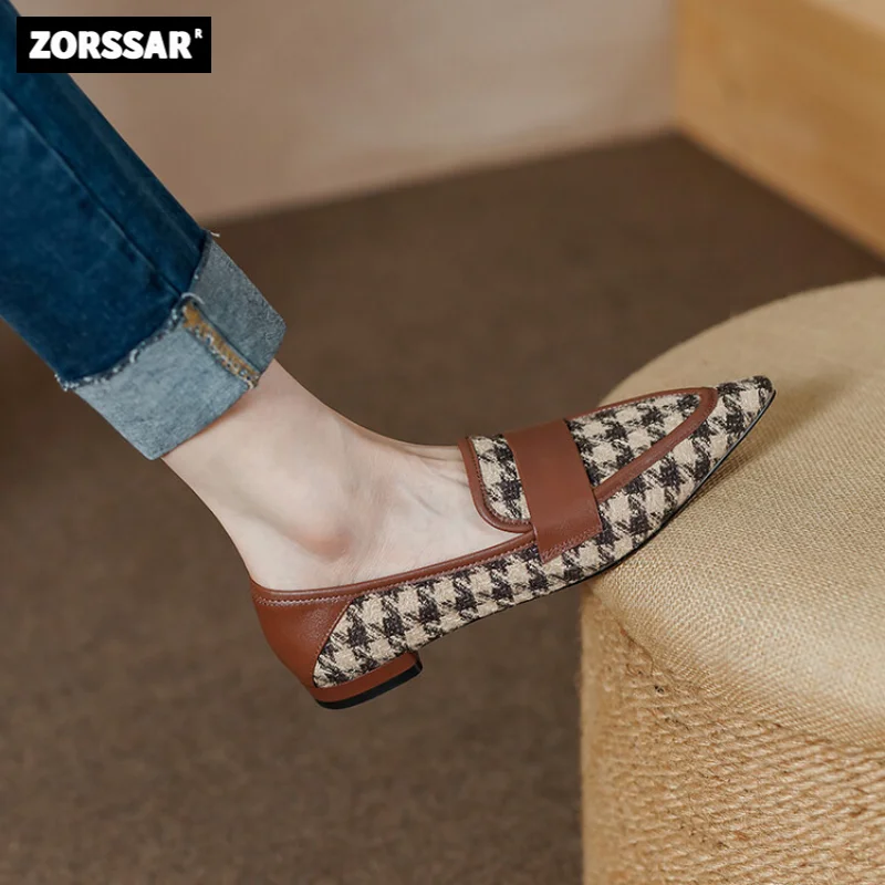 Comfortable deep mouth Pointed toe toe flat Single Shoes Women 2023 New Fashion Slip on Shoes Moccasin Mules Office Ladies Flats
Comfortable deep mouth Pointed toe toe flat Single Shoes Women 2023 New Fashion Slip on Shoes Moccasin Mules Office Ladies Flats