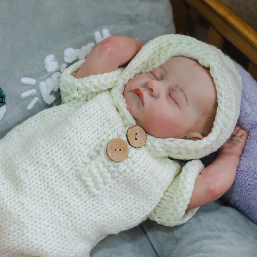 49cm Adorable Reborn Dolls Pretend Play Flexible Realistic Baby Doll Appease Toys DIY Dress Up Kits with Pacifier Feeding Bottle
49cm Adorable Reborn Dolls Pretend Play Flexible Realistic Baby Doll Appease Toys DIY Dress Up Kits with Pacifier Feeding Bottle