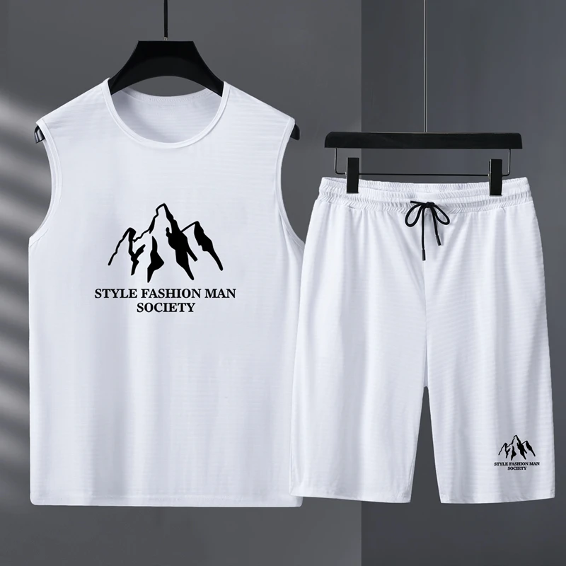 Men Sets Summer mesh tank top & shorts tracksuits women Casual sleeveless Streetwear sport wear Oversized 11XL mens joggers set
Men Sets Summer mesh tank top & shorts tracksuits women Casual sleeveless Streetwear sport wear Oversized 11XL mens joggers set