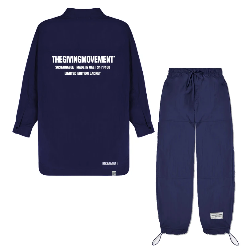 TGM Pockets Loose Blouse Wide Leg Trousers Female Street Suit Casual Oversized Shirt Cargo Pants Two Piece Sets Womens Outifits
TGM Pockets Loose Blouse Wide Leg Trousers Female Street Suit Casual Oversized Shirt Cargo Pants Two Piece Sets Womens Outifits