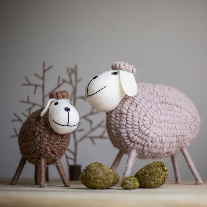 Wool Felt Handmade Art Big Sheep Sheep Ground Table Decorative Ornament European Modern
Wool Felt Handmade Art Big Sheep Sheep Ground Table Decorative Ornament European Modern