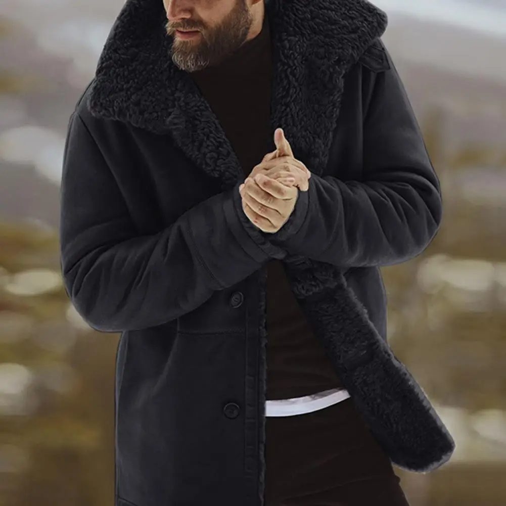 Popular Men Coat Outwear Lined Outdoor Winter Jacket Single Breasted Windproof Men Jacket for Driving Office party
Popular Men Coat Outwear Lined Outdoor Winter Jacket Single Breasted Windproof Men Jacket for Driving Office party