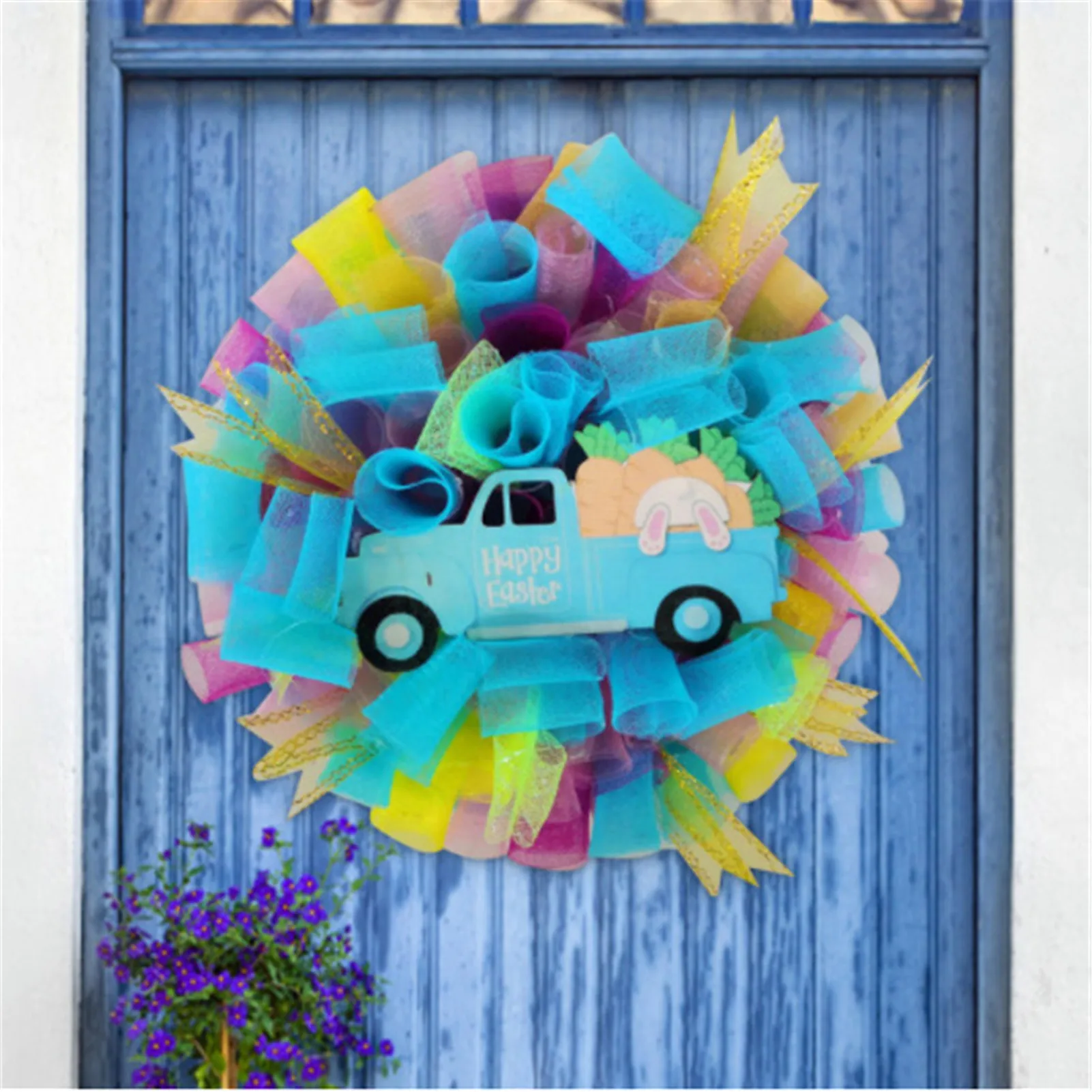 Easter Wreath Farmhouse Bunny Butt Carrot Truck Rainbow Wreath Pendant Garland Decoration Bunny Butt Carrot Truck Farmhouse
Easter Wreath Farmhouse Bunny Butt Carrot Truck Rainbow Wreath Pendant Garland Decoration Bunny Butt Carrot Truck Farmhouse