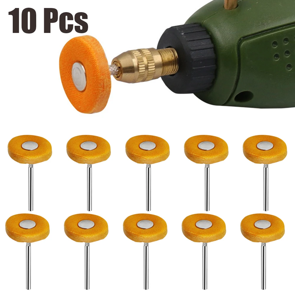 10 Pcs Cloth Polishing Wheel Buffing Pad Grinding Bit 2.35mm Shank For Jewelry Metal Polishing Rotary Tool Electric Grinder
10 Pcs Cloth Polishing Wheel Buffing Pad Grinding Bit 2.35mm Shank For Jewelry Metal Polishing Rotary Tool Electric Grinder