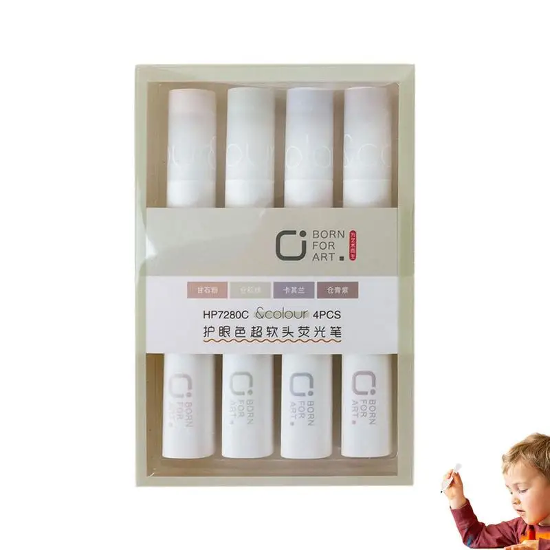 Pastel Highlighter Set Aesthetic Cute Highlighters With Assorted Colors Cute Aesthetic Markers Set Study Supplies 4 Pcs/set
Pastel Highlighter Set Aesthetic Cute Highlighters With Assorted Colors Cute Aesthetic Markers Set Study Supplies 4 Pcs/set