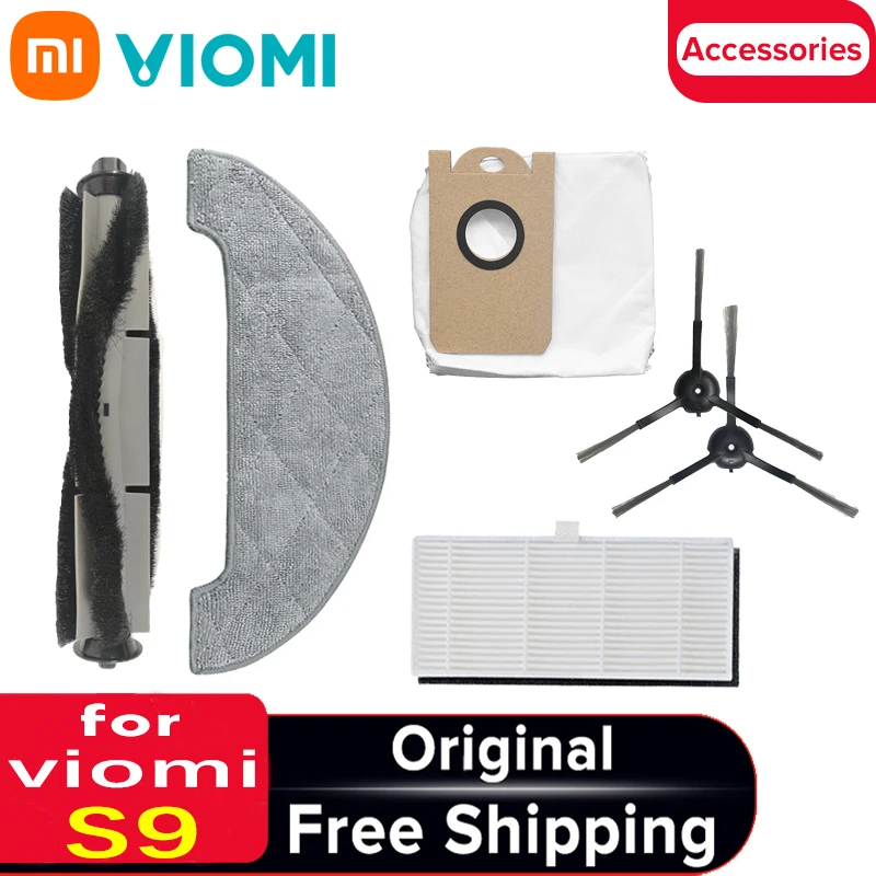 Запчасти для робота-уборочной машины XiaoMi Viomi S9, основная щетка, фильтр НЕРА, пылесборник, резервуар для воды, боковая щетка, держатель для шва...
Запчасти для робота-уборочной машины XiaoMi Viomi S9, основная щетка, фильтр НЕРА, пылесборник, резервуар для воды, боковая щетка, держатель для шва...