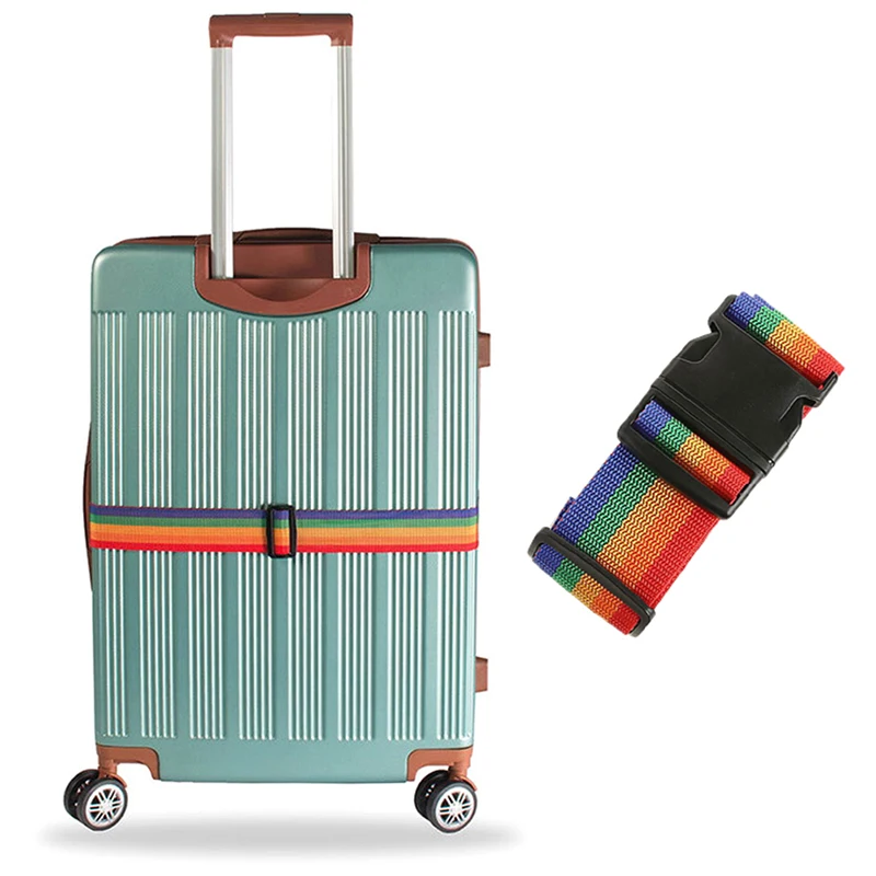 1pcs Adjustable Luggage Packing Strap Multicolor Rainbow Luggage Straps Cross Belt Travel Suitcase Nylon Lock Buckle
1pcs Adjustable Luggage Packing Strap Multicolor Rainbow Luggage Straps Cross Belt Travel Suitcase Nylon Lock Buckle