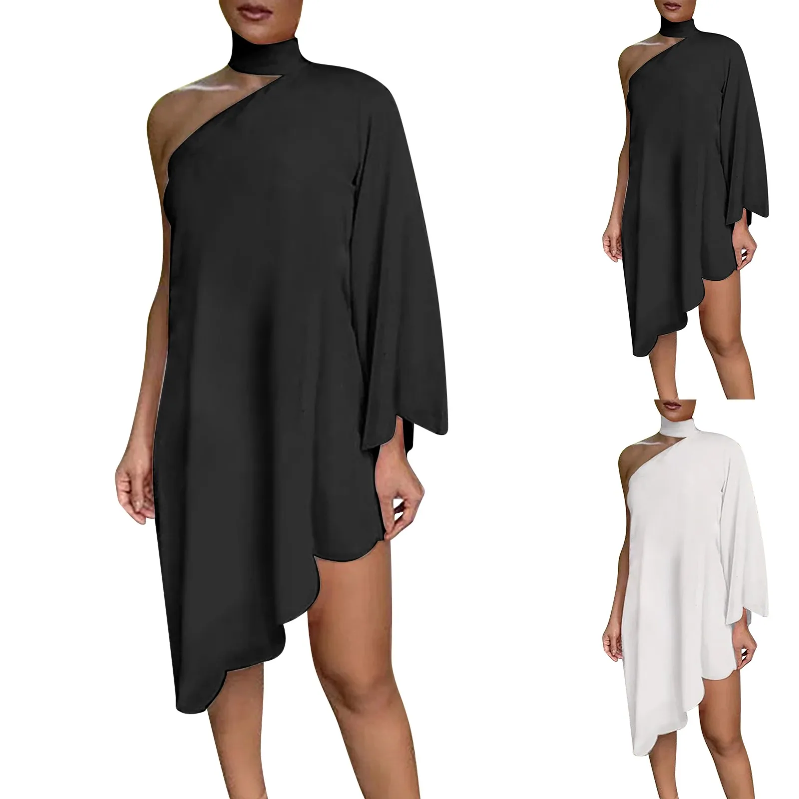 Summer Dress For Women One Shoulder Half Bat Sleeve Print Casual Dresses Loose Beach Mini Sun Dress Petite Formal Dresses
Summer Dress For Women One Shoulder Half Bat Sleeve Print Casual Dresses Loose Beach Mini Sun Dress Petite Formal Dresses