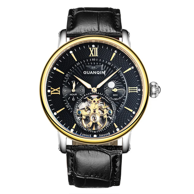 Swiss Brand Genuine Tourbillon Men's Automatic Mechanical Watch Belt Waterproof Watch Fashion Men's Watch
Swiss Brand Genuine Tourbillon Men's Automatic Mechanical Watch Belt Waterproof Watch Fashion Men's Watch