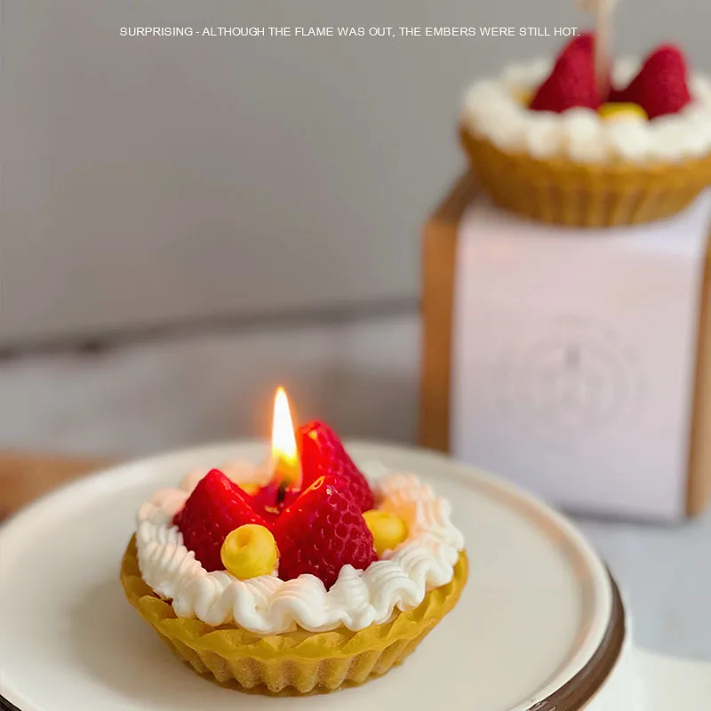 Strawberry Dessert Scented Candle with Gift Box Smokeless Soy Wax Fragrance Ornament Gifts Creative Christmas Decoration
Strawberry Dessert Scented Candle with Gift Box Smokeless Soy Wax Fragrance Ornament Gifts Creative Christmas Decoration