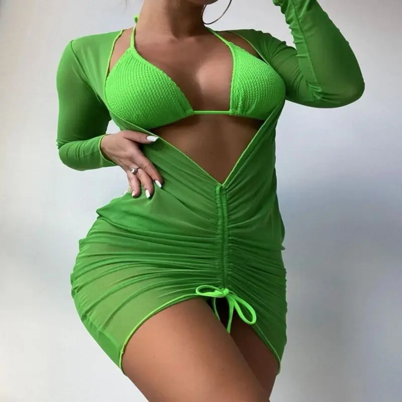 Para Praia 2022 Sexy Bandeau Bikini Female Brazilian Bikini Set High Cut Swimwear Green Women Micro Green Bathing Suit Biquini
Para Praia 2022 Sexy Bandeau Bikini Female Brazilian Bikini Set High Cut Swimwear Green Women Micro Green Bathing Suit Biquini