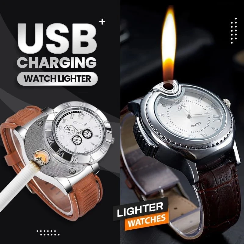Зажигалка для часов с USB-зарядкой, металлическая ветрозащитная и беспламенная заряжаемая Зажигалка для часов, газовая зажигалка для часов, ...
Зажигалка для часов с USB-зарядкой, металлическая ветрозащитная и беспламенная заряжаемая Зажигалка для часов, газовая зажигалка для часов, ...