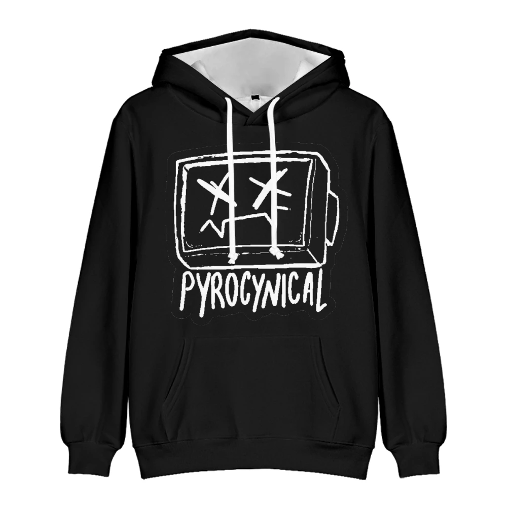 Pyrocynical Hoodies Women Men Fashion Pullover Hooded Sweatshirts Unisex Casual Streetwear Tracksuit
Pyrocynical Hoodies Women Men Fashion Pullover Hooded Sweatshirts Unisex Casual Streetwear Tracksuit