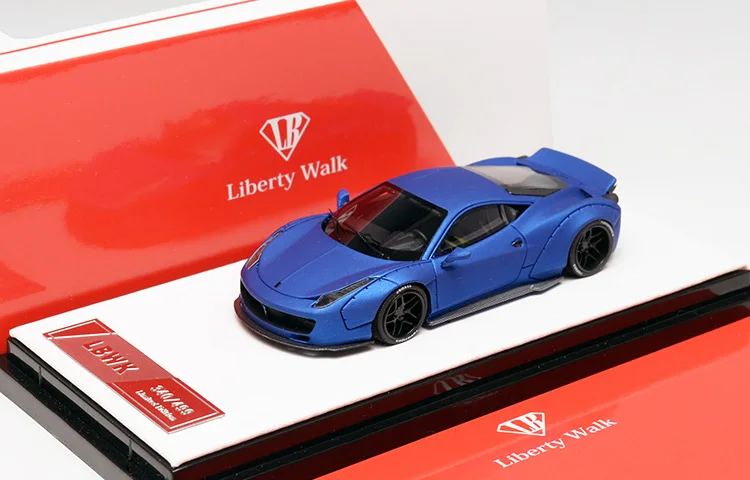 TP limited resin LBWK wide body version 1:64 Ferrari 458 duck tail sports car matte blue simulation car model
TP limited resin LBWK wide body version 1:64 Ferrari 458 duck tail sports car matte blue simulation car model