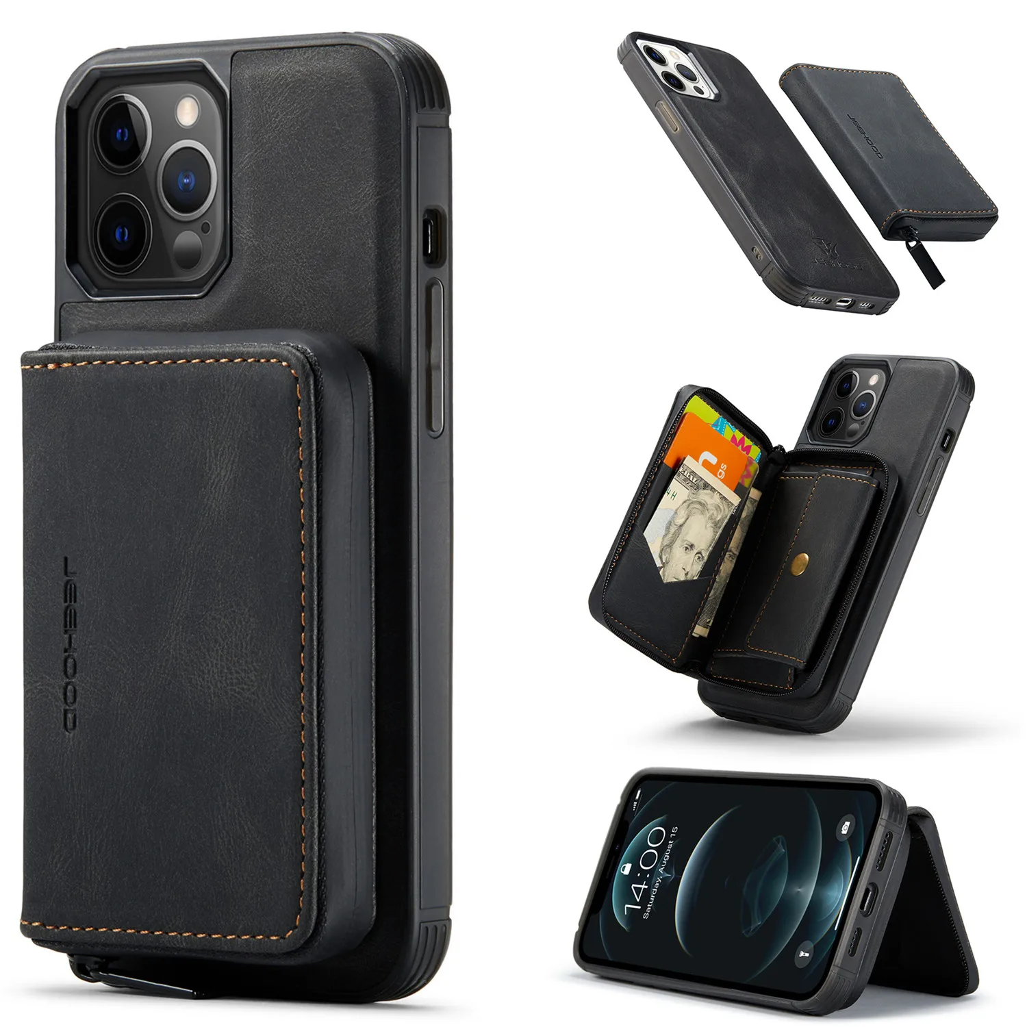 Wallet Case For iPhone 14 13 12 Mini 11 Pro Max X XS XR 6 6S 7 8 Plus SE 2020 2022 Zipper Magnetic Leather Holder Phone Cover
Wallet Case For iPhone 14 13 12 Mini 11 Pro Max X XS XR 6 6S 7 8 Plus SE 2020 2022 Zipper Magnetic Leather Holder Phone Cover