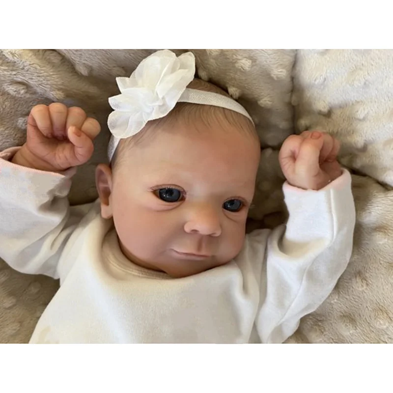 49CM Reborn Baby Doll Felicia Already Finished Doll Hand-painting Hair Newborn Baby 3D Skin Visible Veins
49CM Reborn Baby Doll Felicia Already Finished Doll Hand-painting Hair Newborn Baby 3D Skin Visible Veins